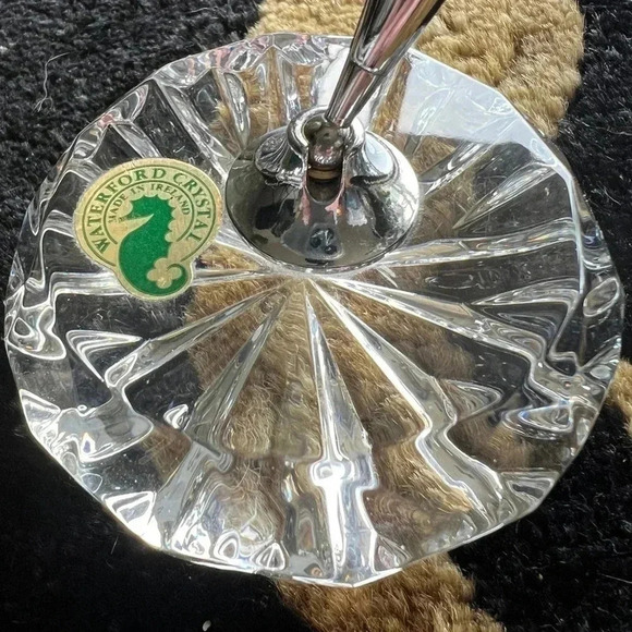 Waterford Crystal Pen Holder Paperweight - Picture 9 of 12